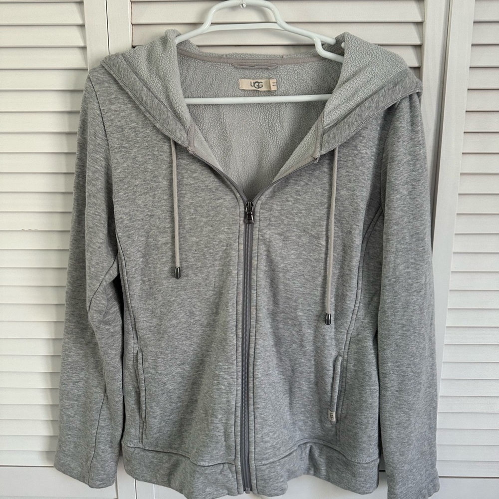 Gray Ugg Zip Up - image 1